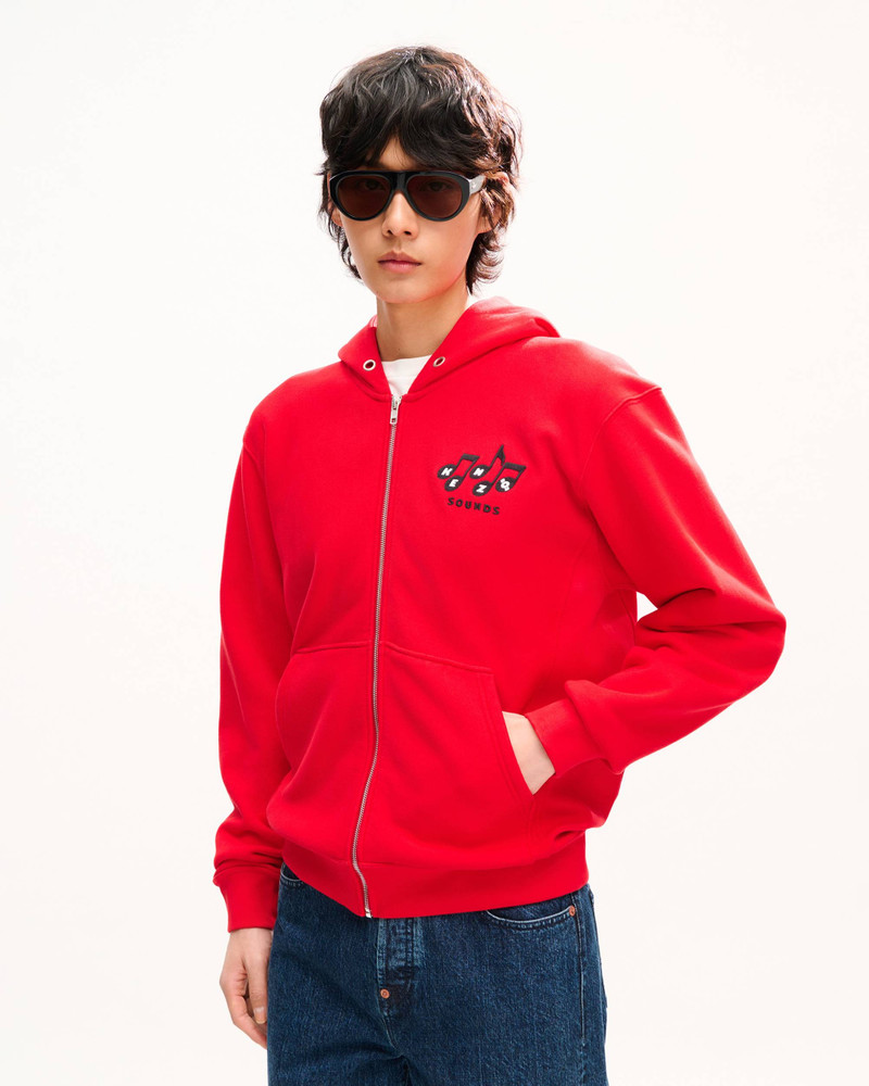 KENZO 'KENZO Sounds' zip up hoodie in cotton outlook