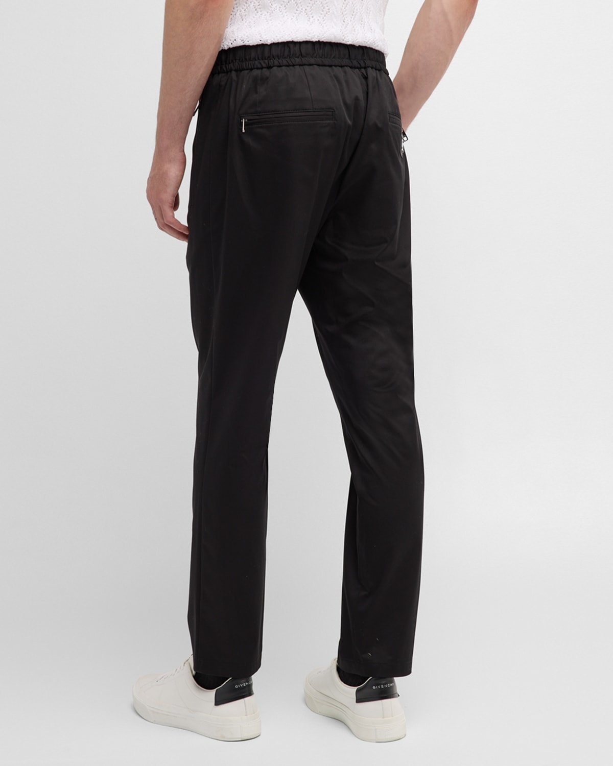 Men's Stretch Cotton Drawstring Pants - 5