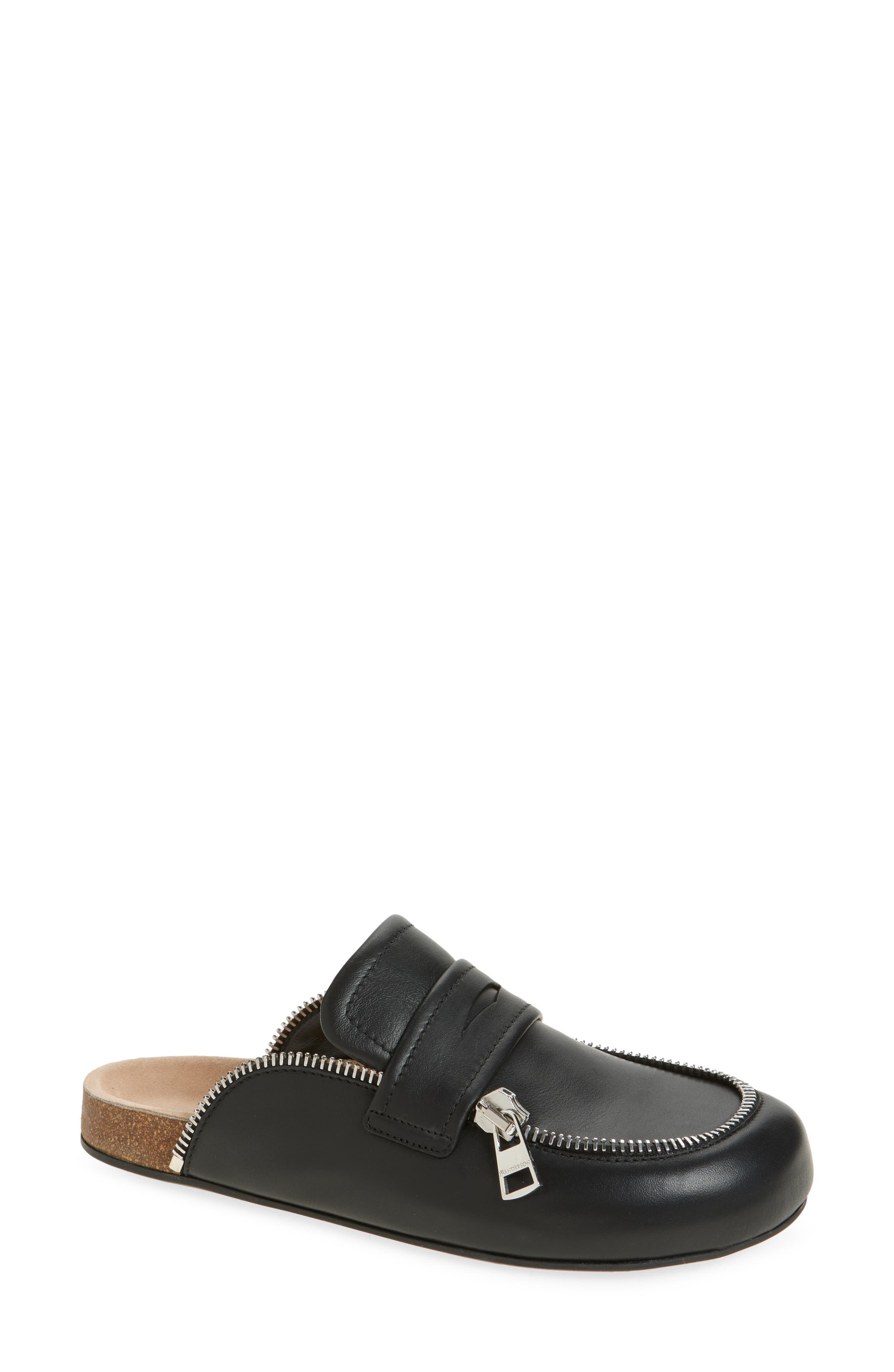 JW Anderson Biker Loafer Mule in Black at Nordstrom - 1