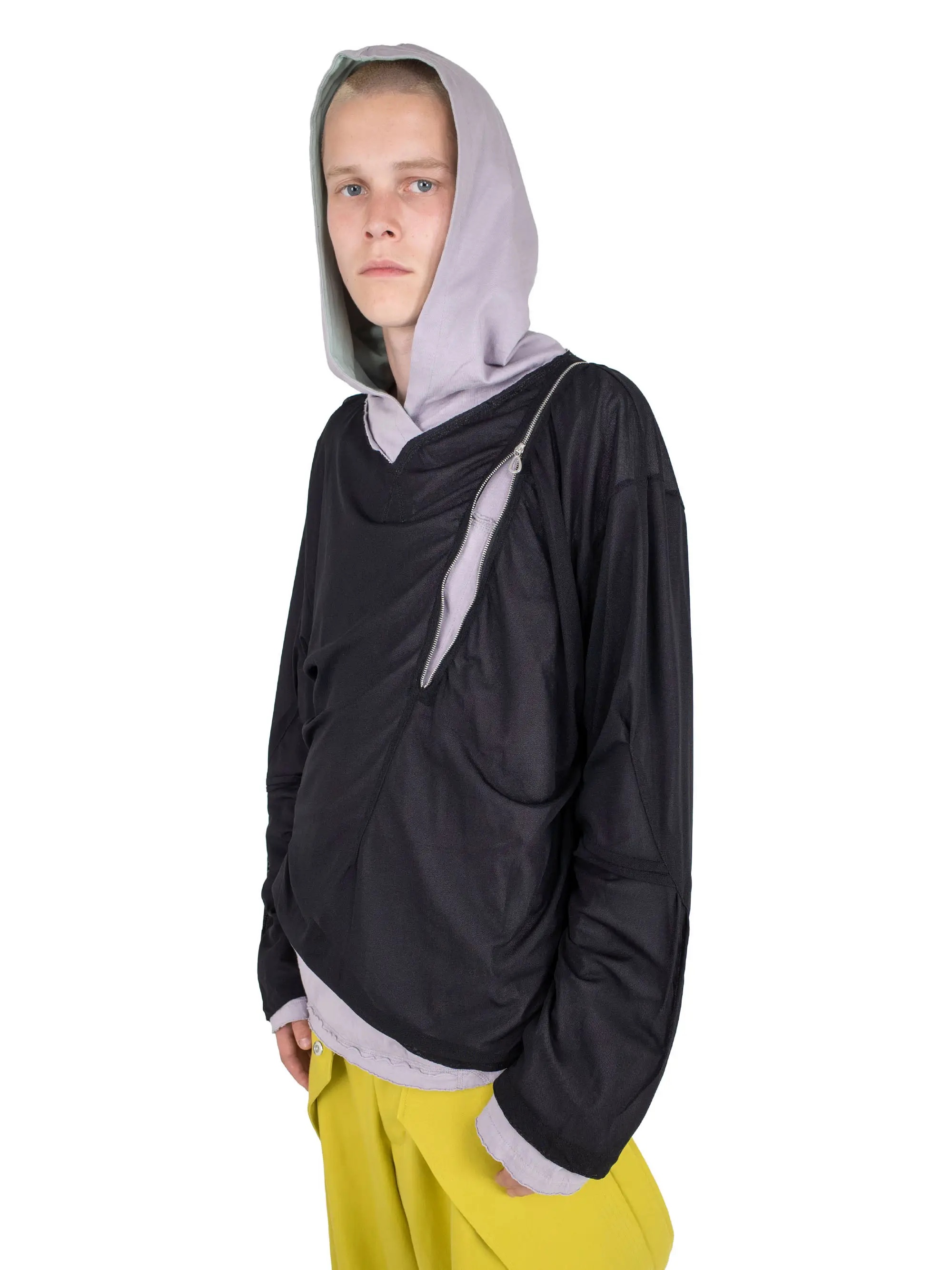 トップス kiko kostadinov 24aw KNOX MESH HOODIE Kiko Kostadinov KIKO KOSTADINOV - Men Knox Mesh Hoodie