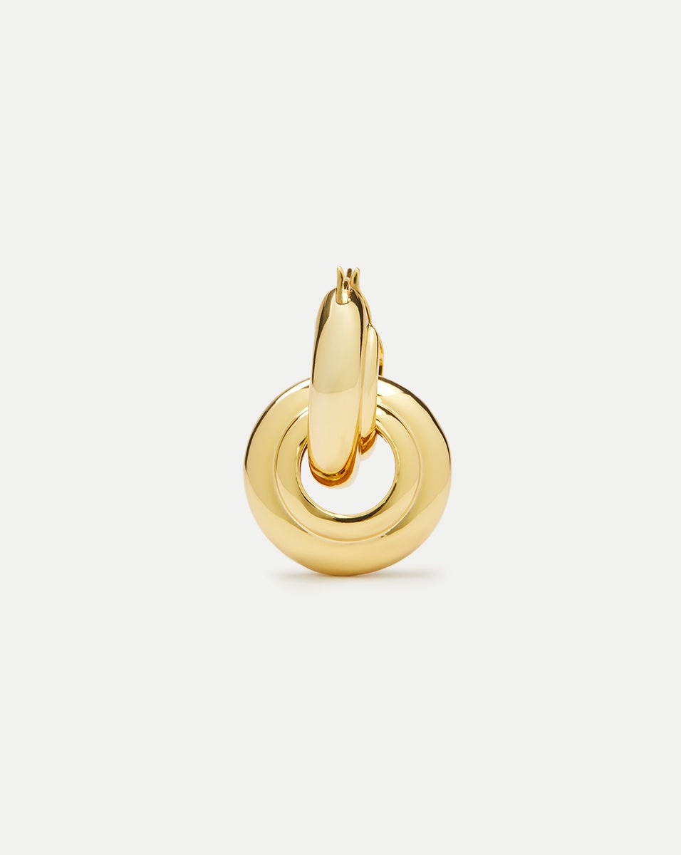 INTERLOCKING HOOP EARRINGS - 3