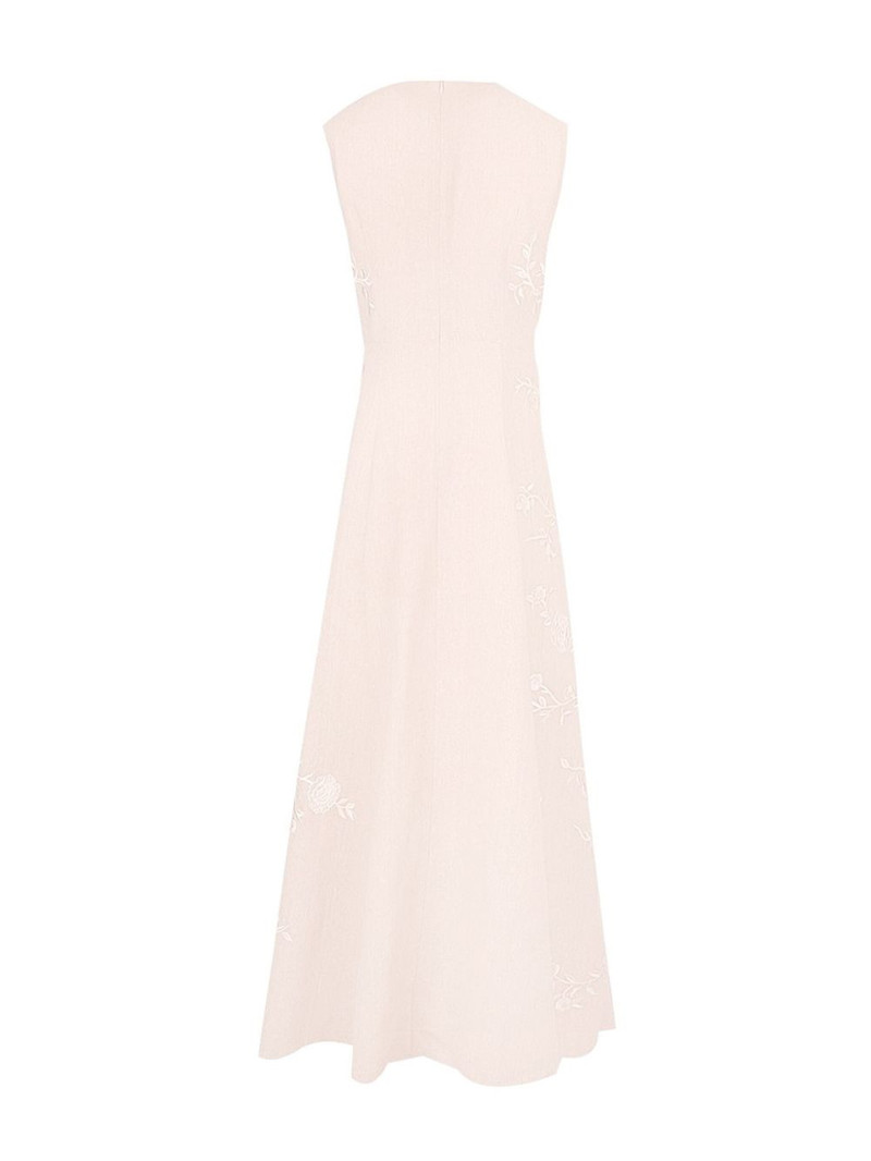 Eloise floral-embroidered dress 5