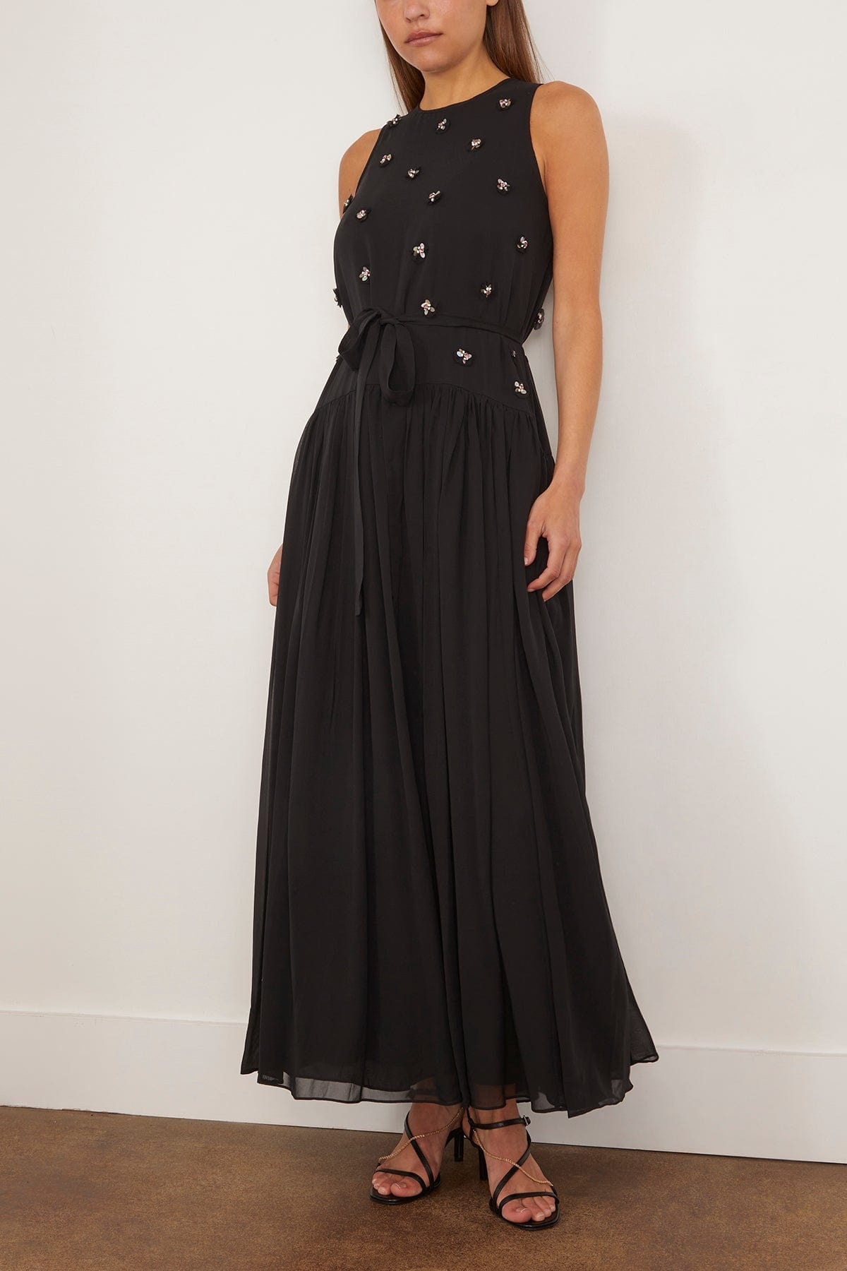 Eleni Dress in Noir - 3