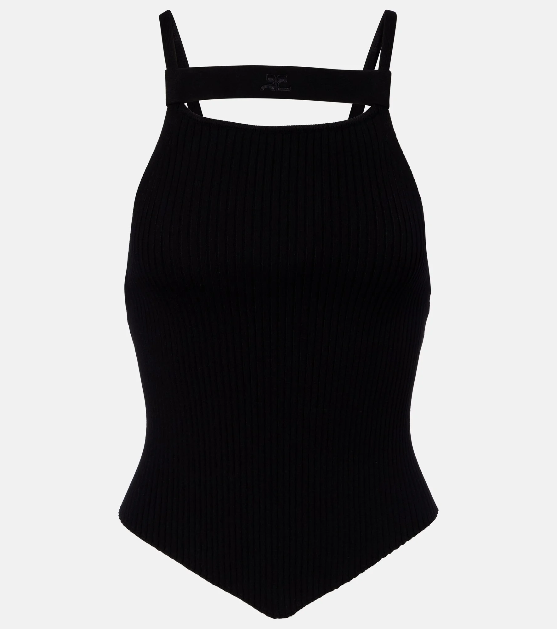 Ribbed-knit tank top - 1