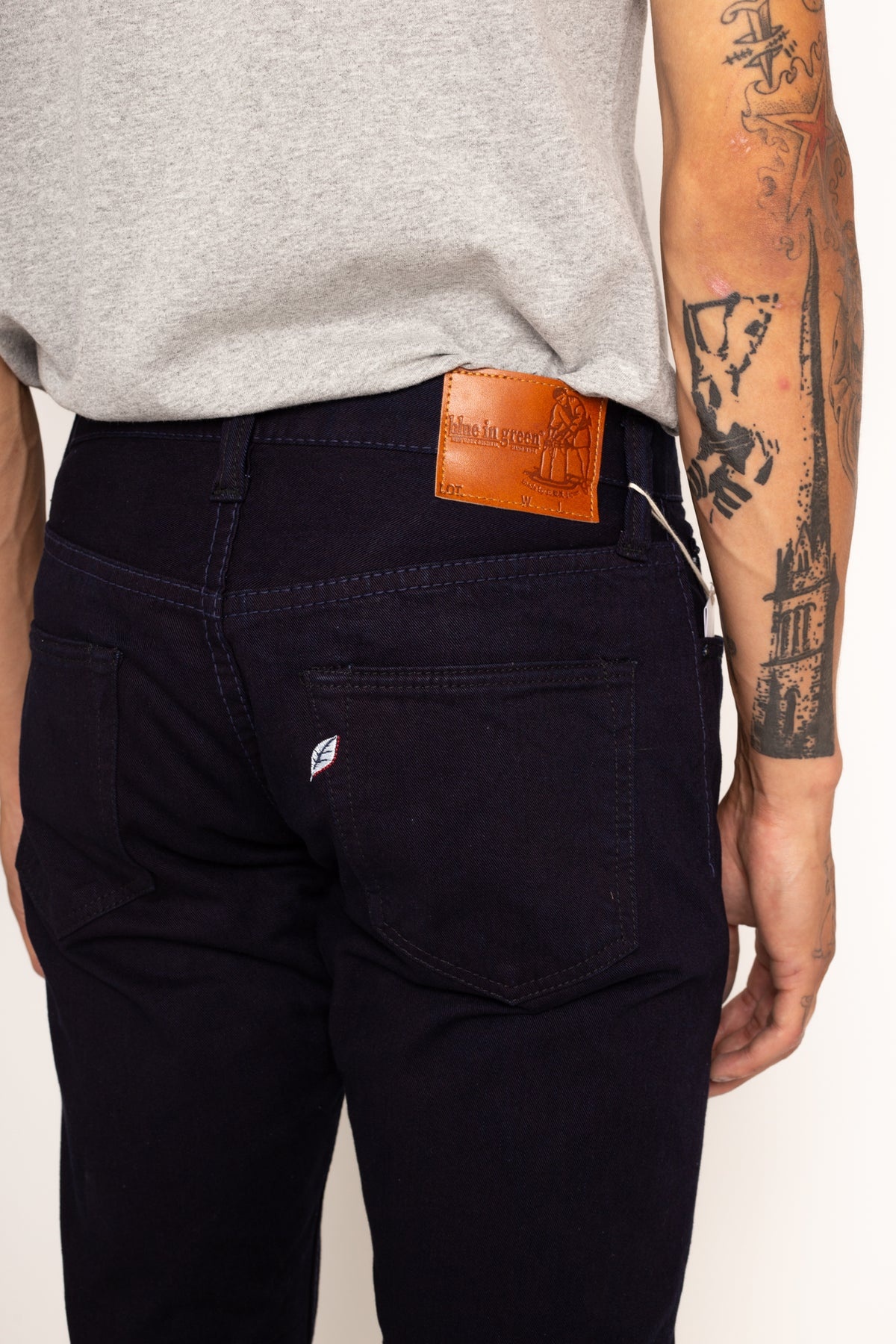 12oz Selvedge Chino 5-Pockets Relaxed Tapered - Indigo - 4