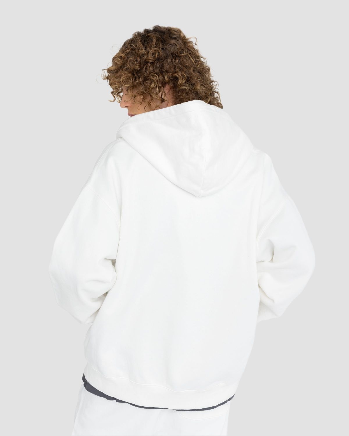 BAPE x Highsnobiety – Heavy Washed Zip Hoodie Ivory - 3