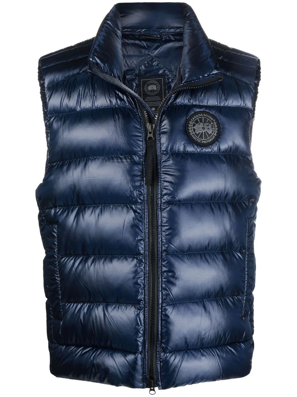 padded feather down gilet - 1