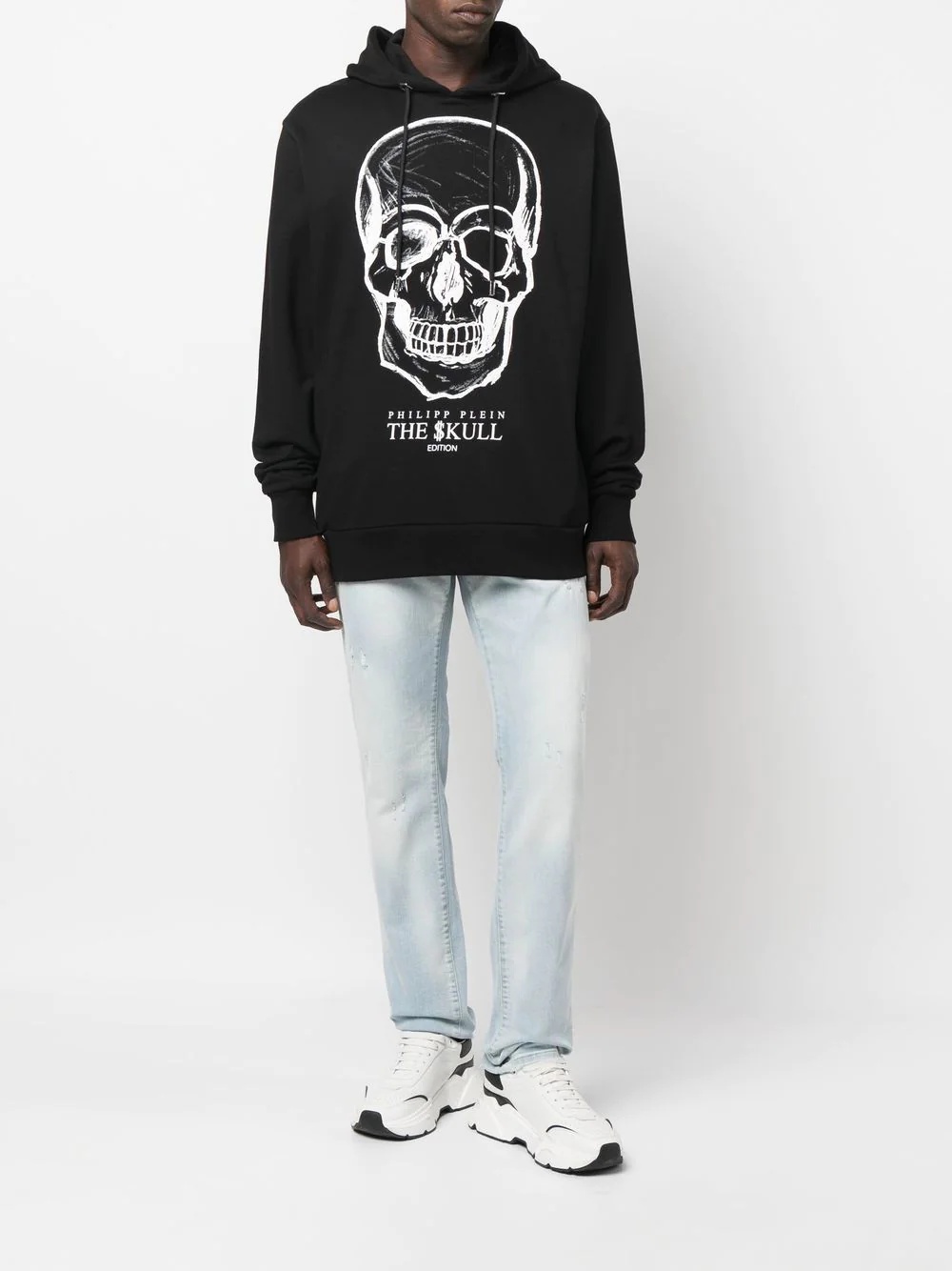 skull-print hoodie - 2