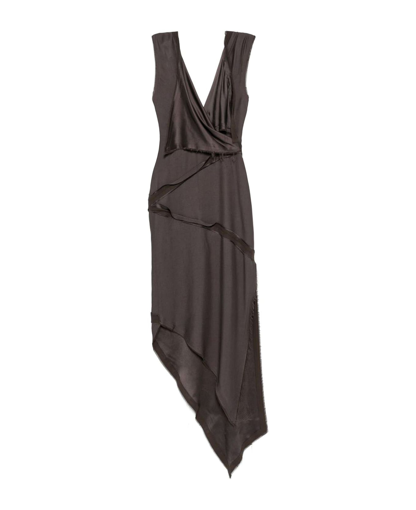Asymmetrical Midi Dress - 1