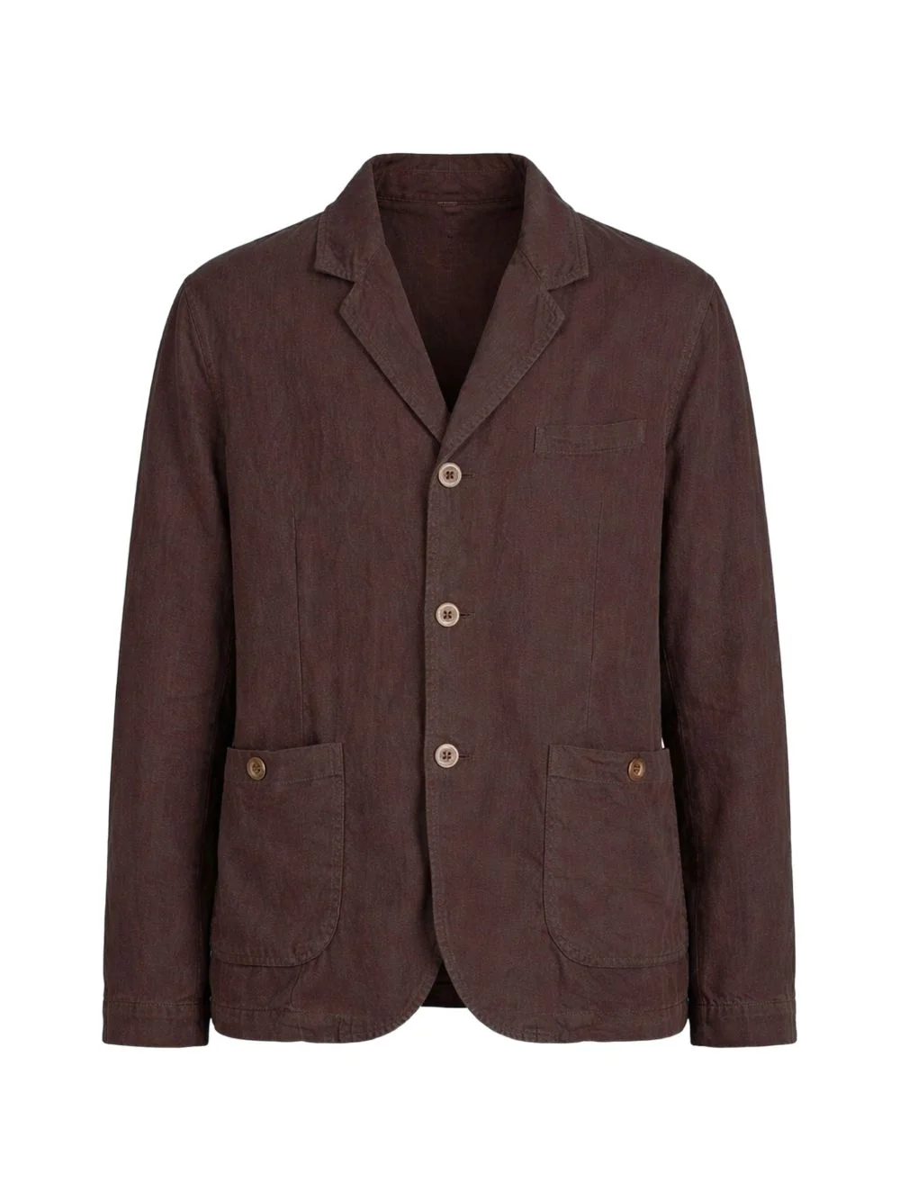 flap-pocket shirt jacket - 1