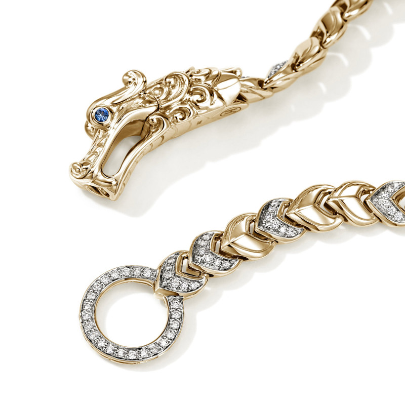 JOHN HARDY Naga Bracelet, Gold, Diamonds outlook