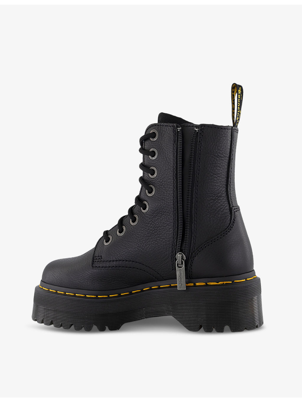 Jadon III platform-sole lace-up leather boots - 5