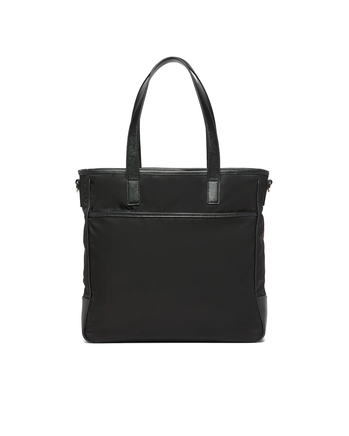 Saffiano leather and nylon tote bag - 4