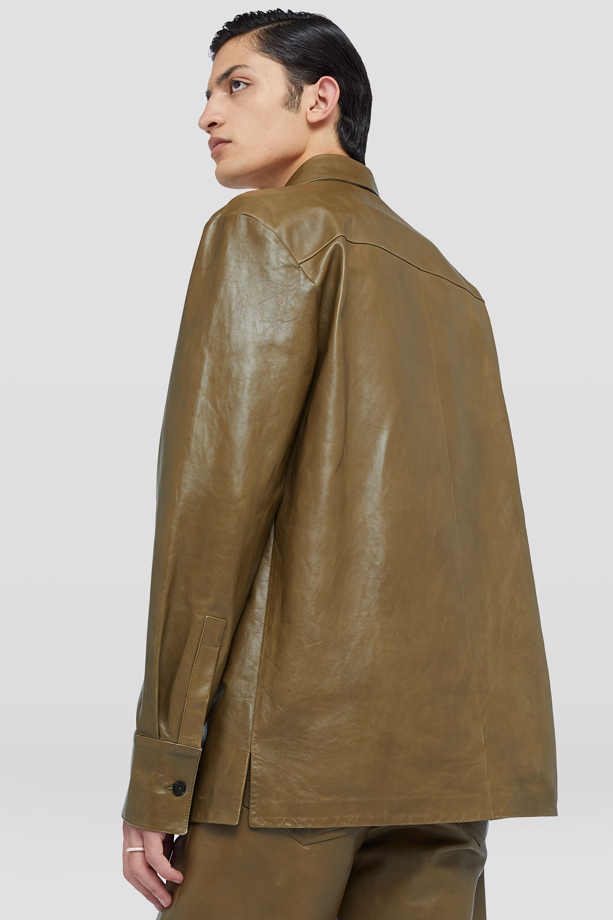 Leather Overshirt - 2