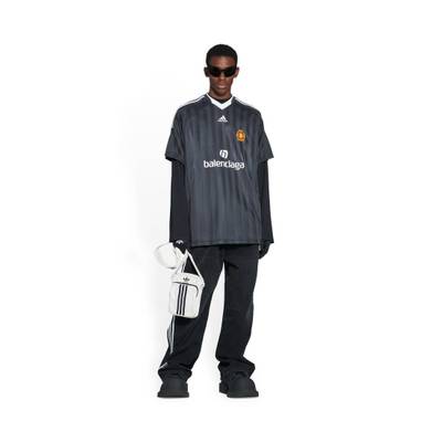 BALENCIAGA Men's Balenciaga / Adidas Small Crossbody Messenger Bag in White outlook