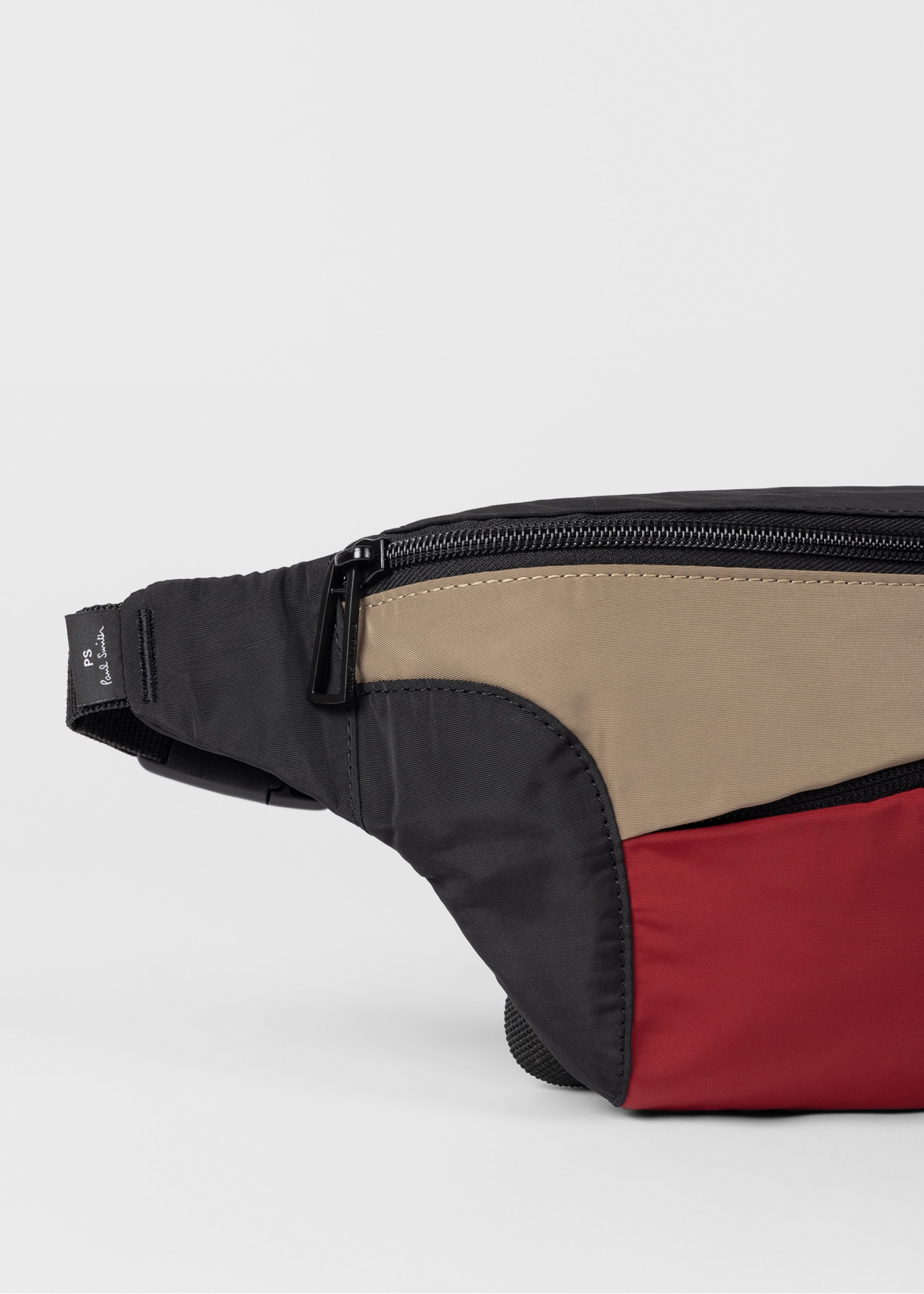 Black 'Colour Slash' Cross-Body Bag - 3