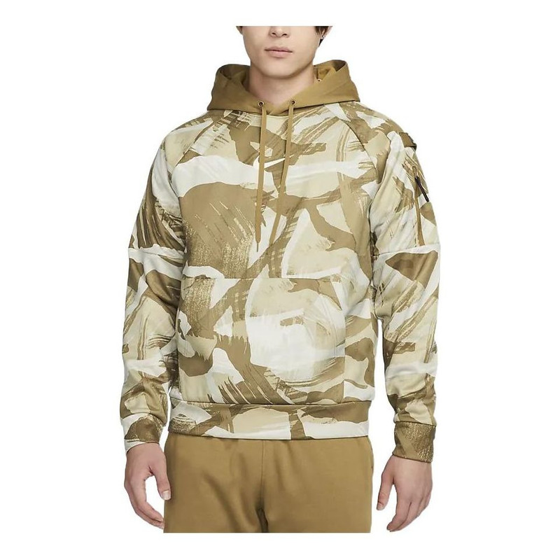 Nike Camouflage Hoodie 'Beige Brwon' DQ6950-242 1