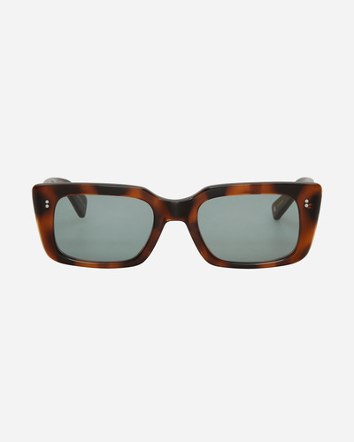 Garrett Leight GL 3030 Sunglasses Spotted Brown Shell outlook