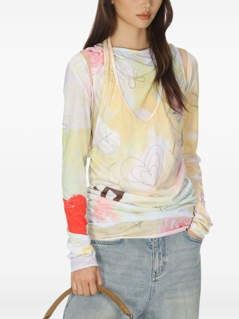 graphic-print top 4