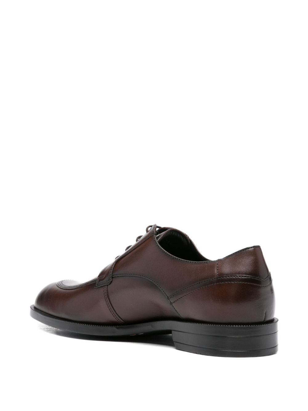 leather derby shoes - 3