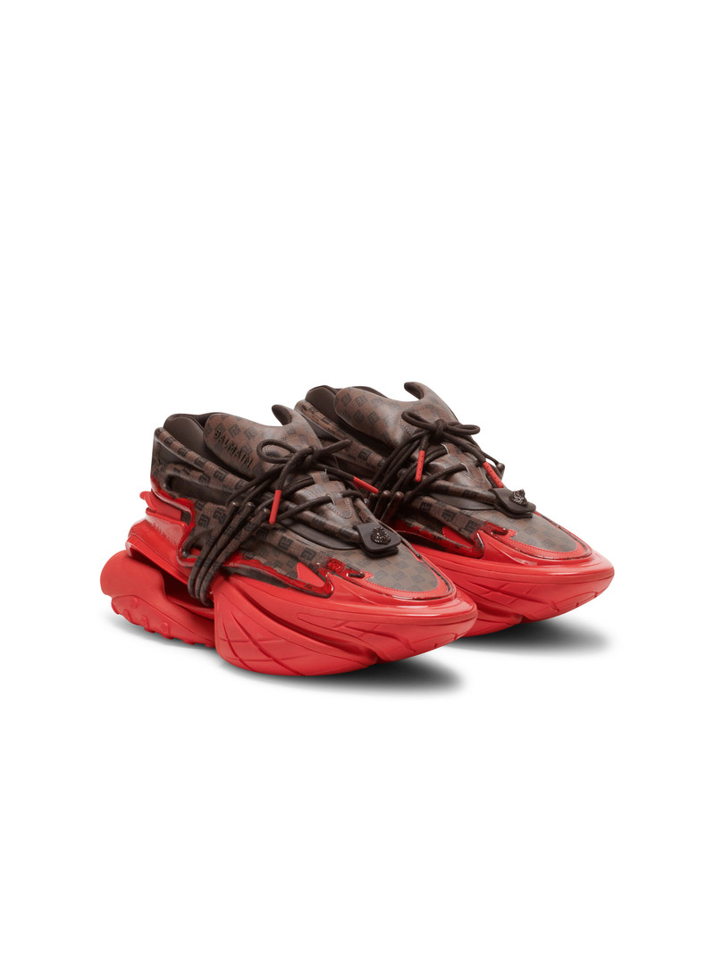 Unicorn sneakers in neoprene and monogram leather 2