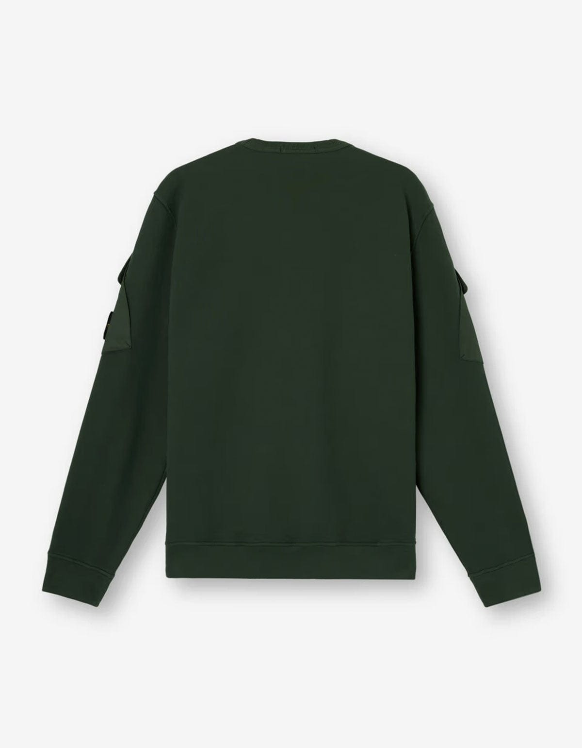 Stone Island Green Sleeve Pocket Sweatshirt - 2