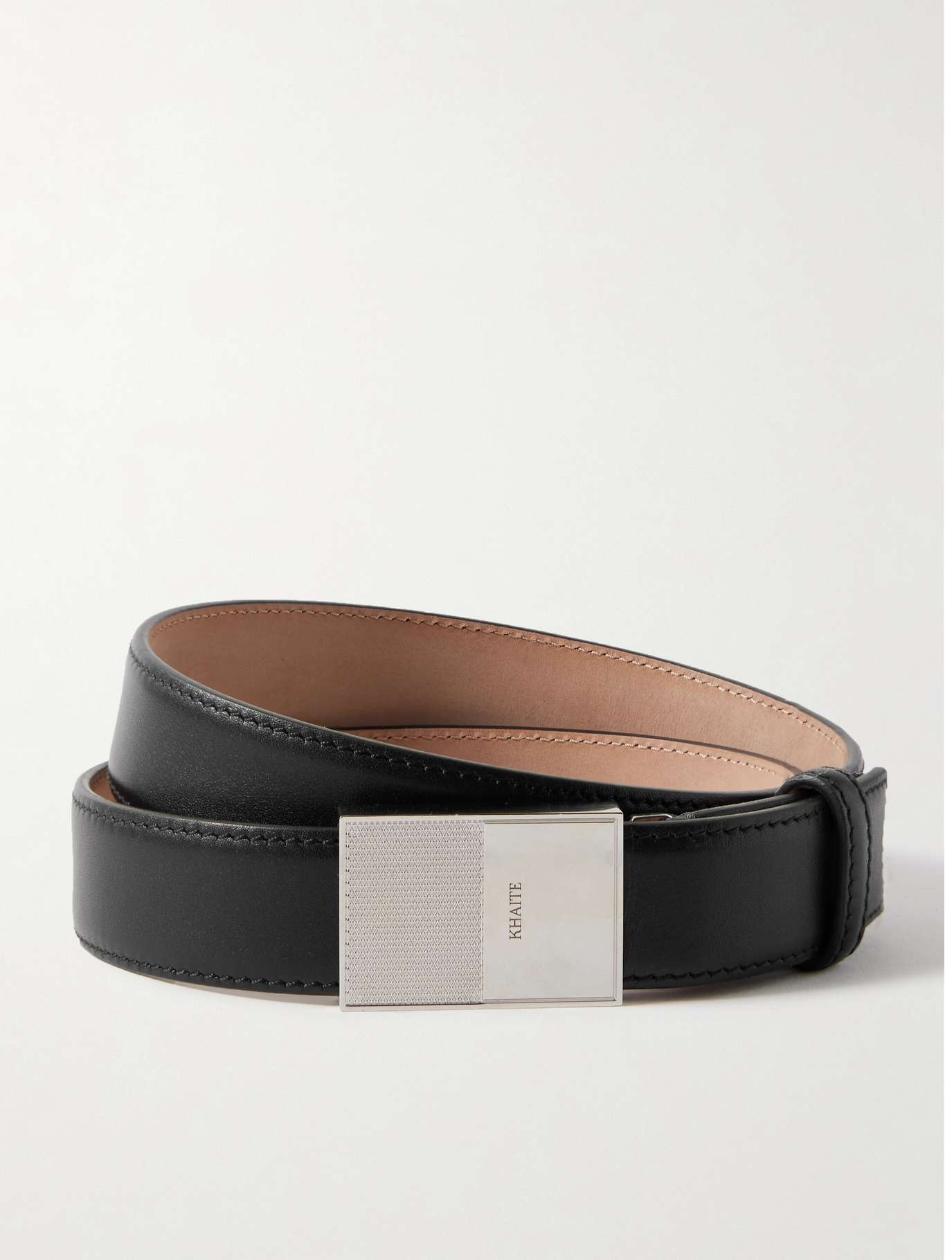 KHAITE Elio leather belt | REVERSIBLE