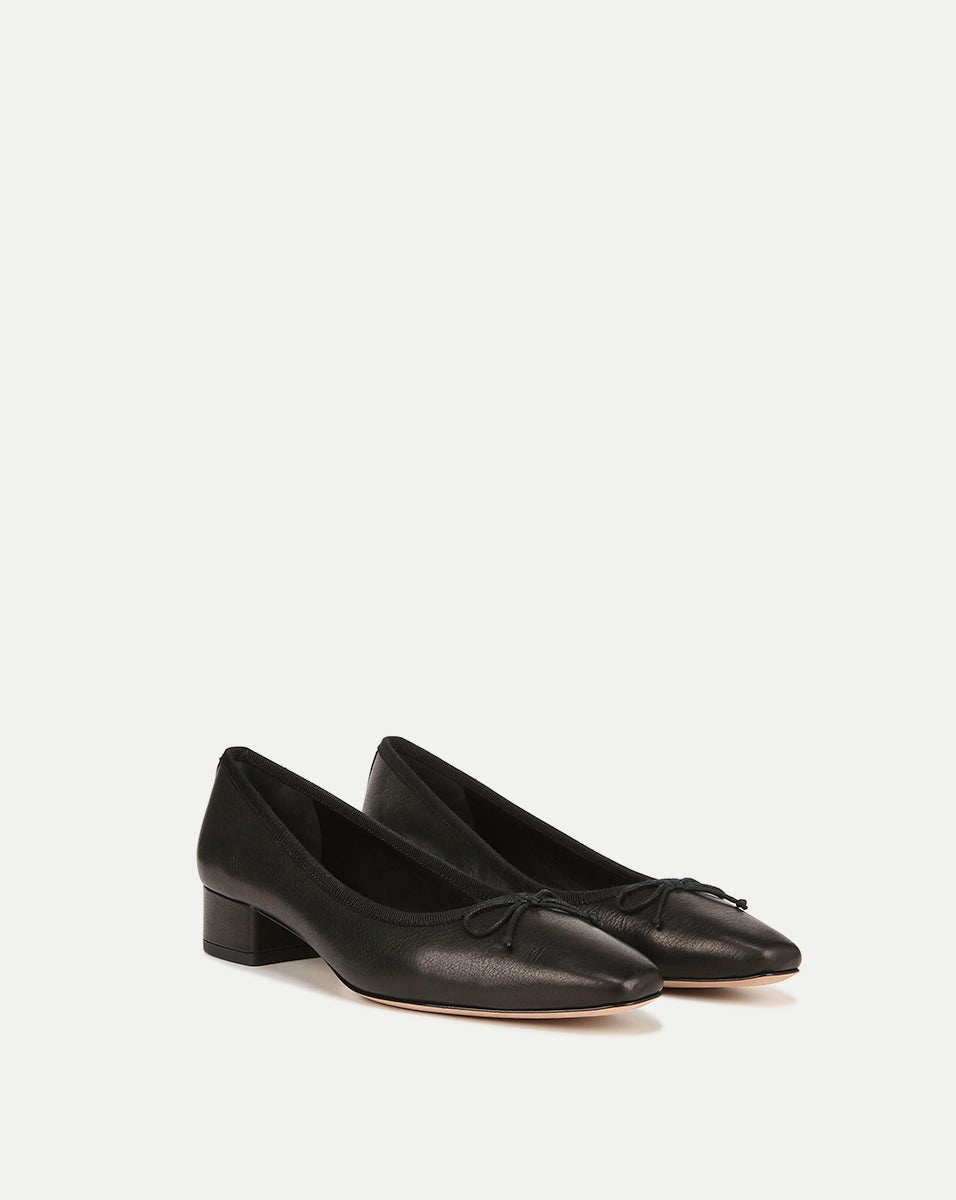 CECILE LEATHER BALLET PUMP - 2