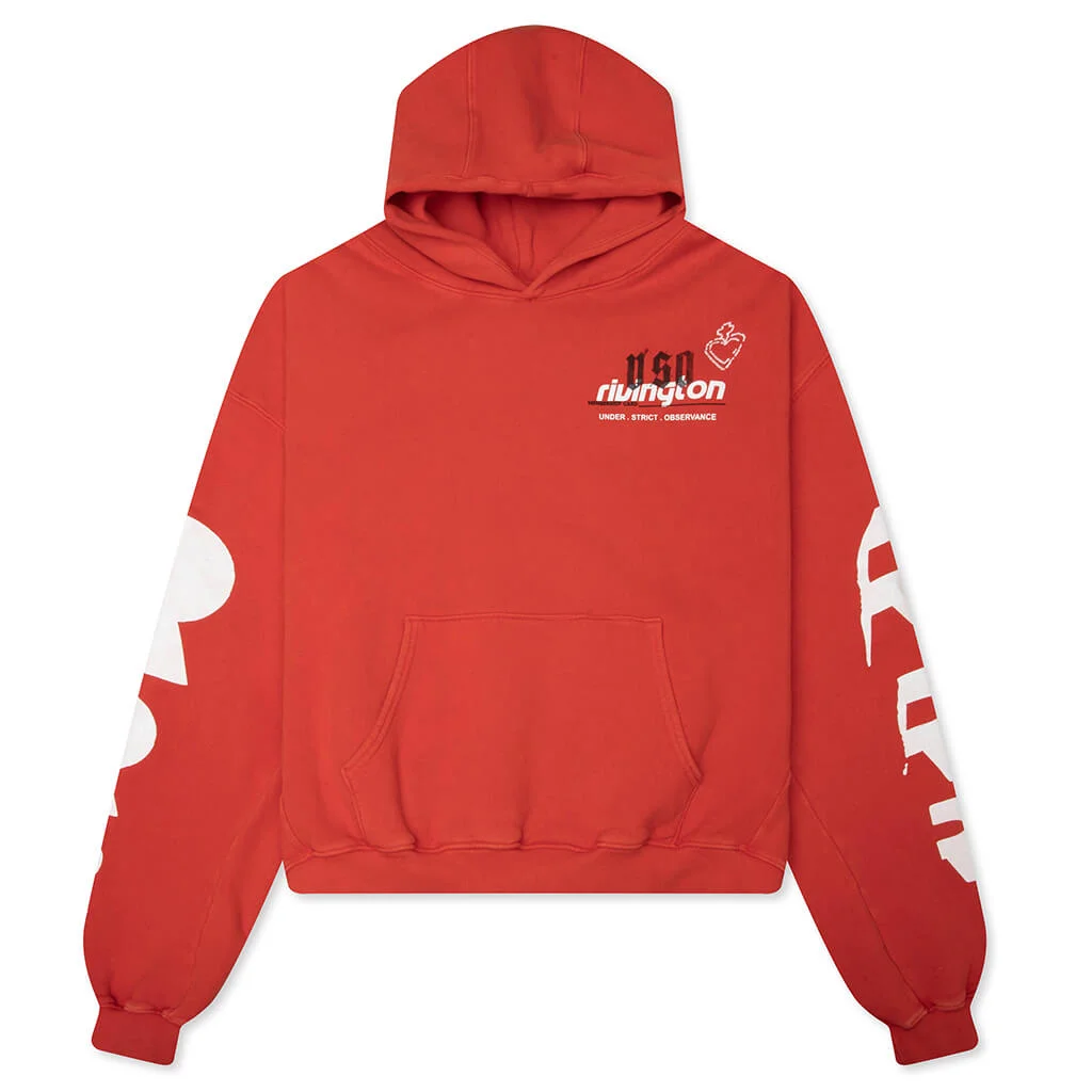 MEMBERSHIP USO HOODIE - RED - 1