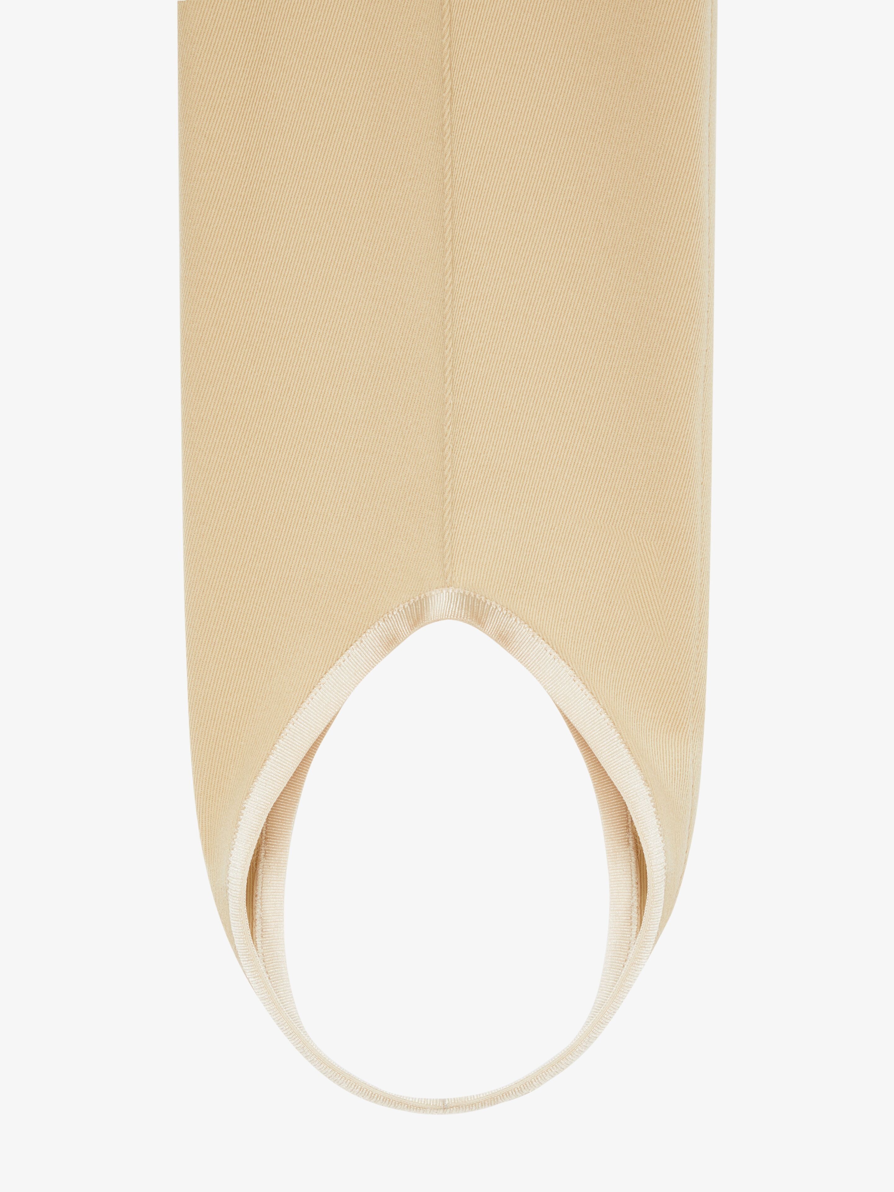 STIRRUP PANTS IN TWILL - 5