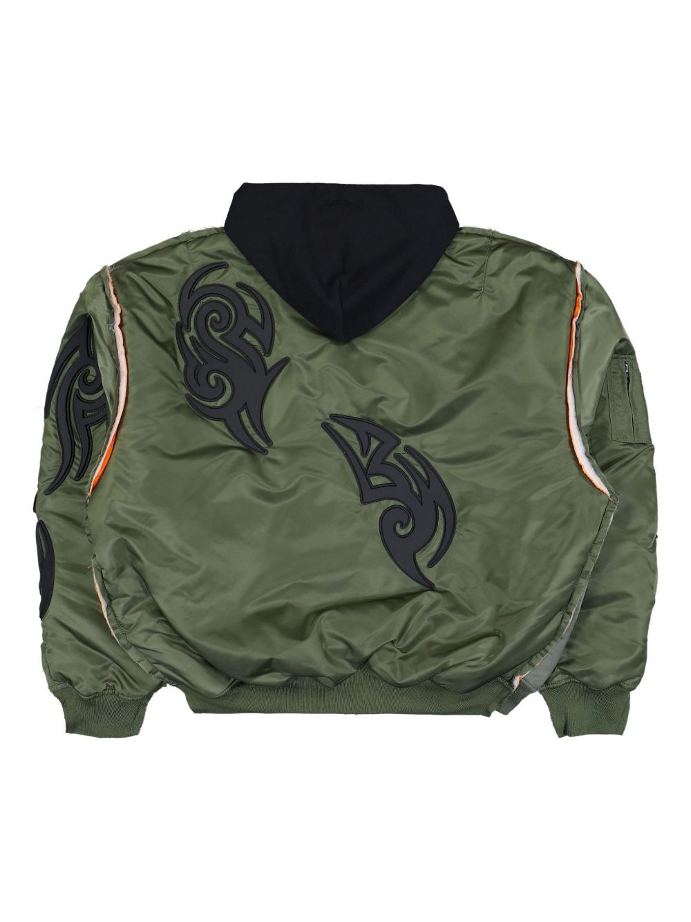 tribal-motif bomber jacket - 2