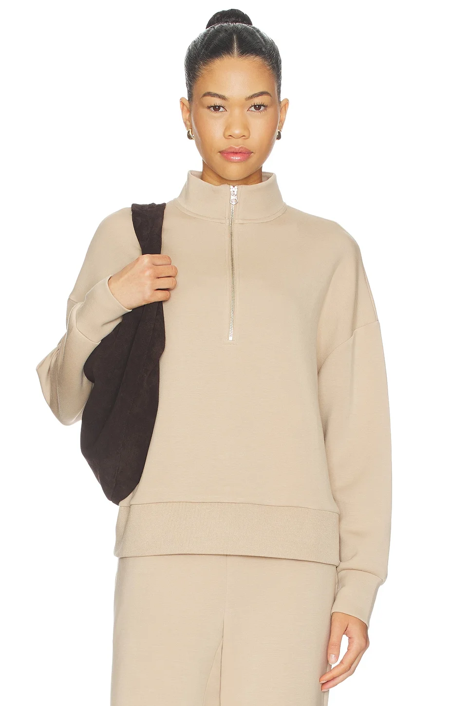 Mavis Mock Neck Sweatshirt - 1