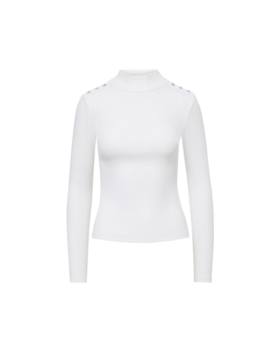 NATE MOCKNECK TOP WITH BUTTONS - 1