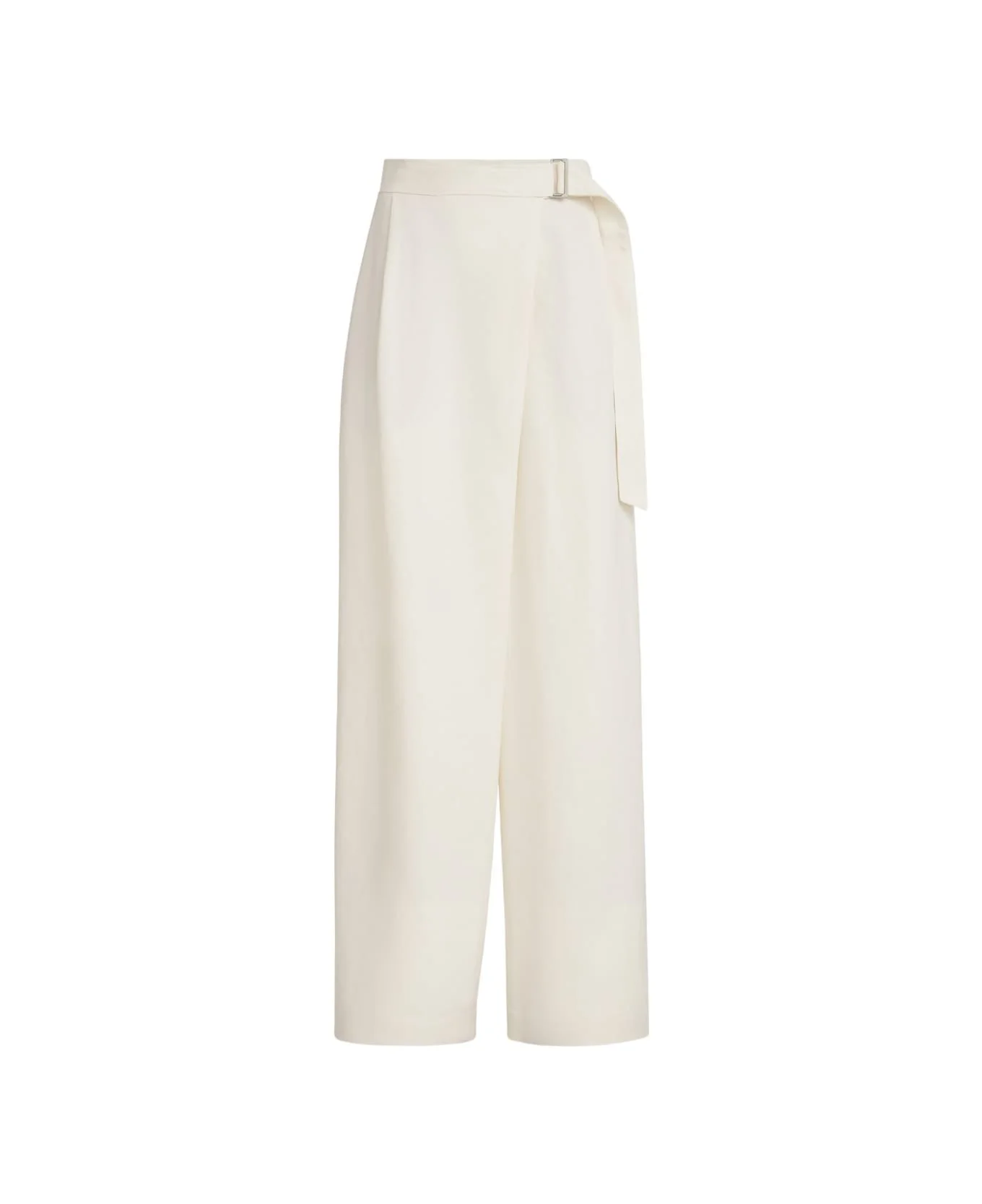 Linen Blend Trousers - 1