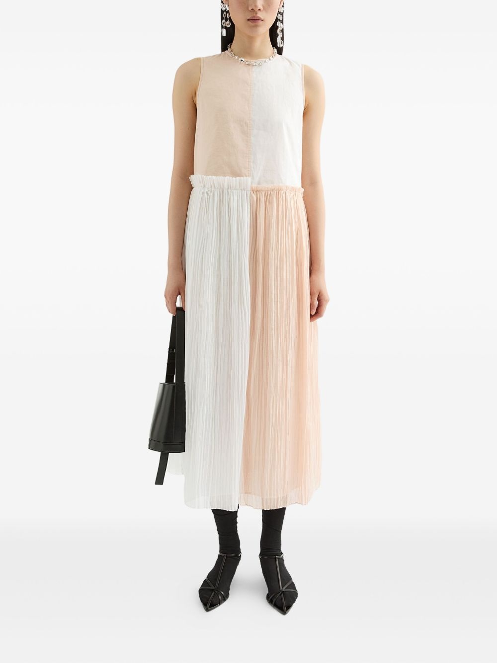 two-tone midi dress - 2