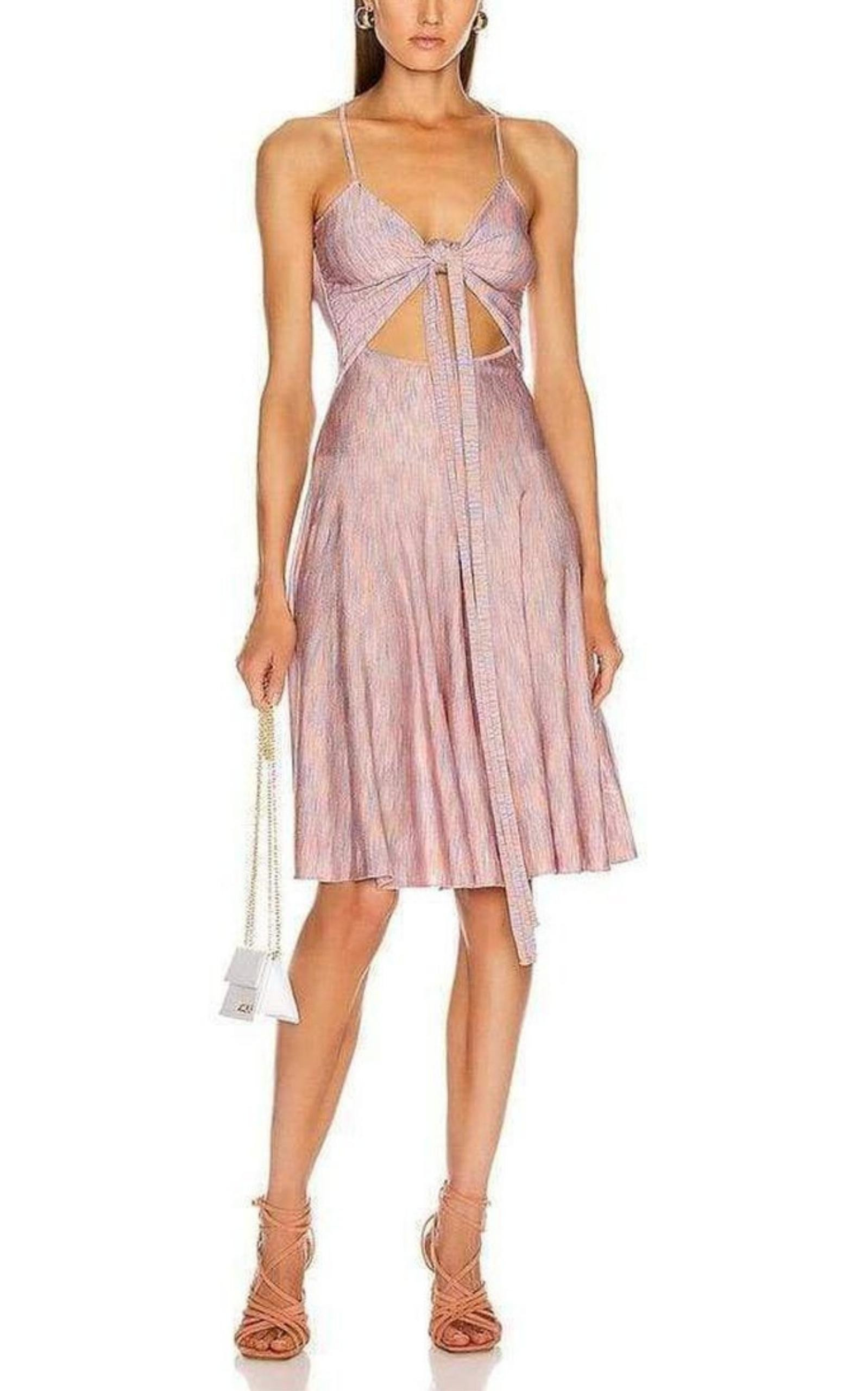 Pink Monaco Wrap Dress - 2