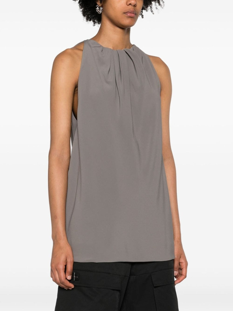 gathered crepe tank top 3