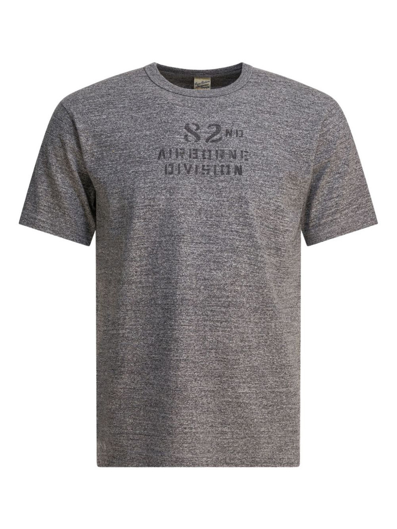 Buzz Rickson's printed crew-neck T-shirt outlook