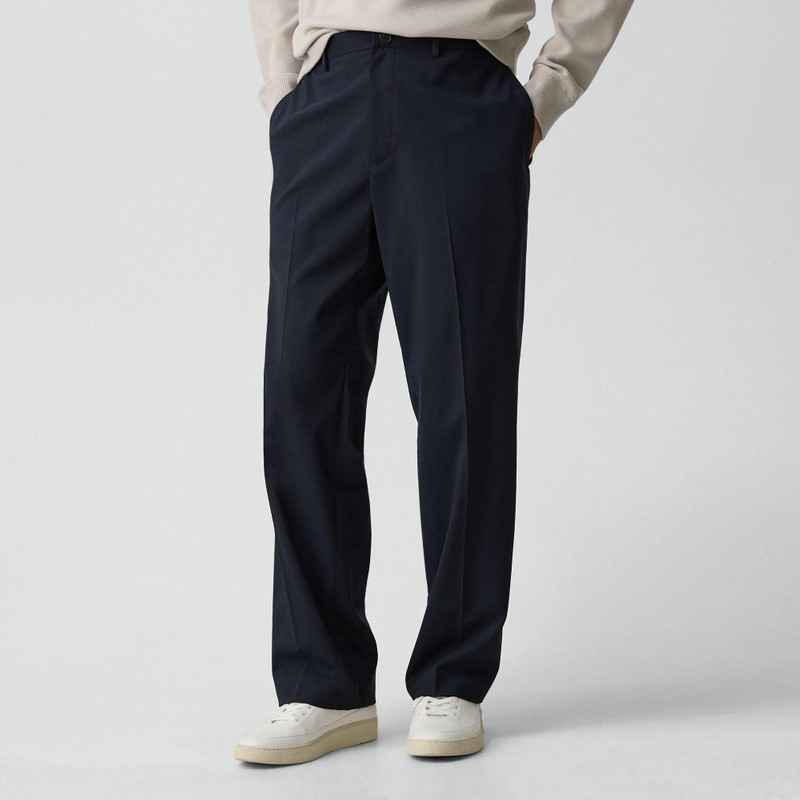 Straight Drawstring Pant in Motion Wool 5