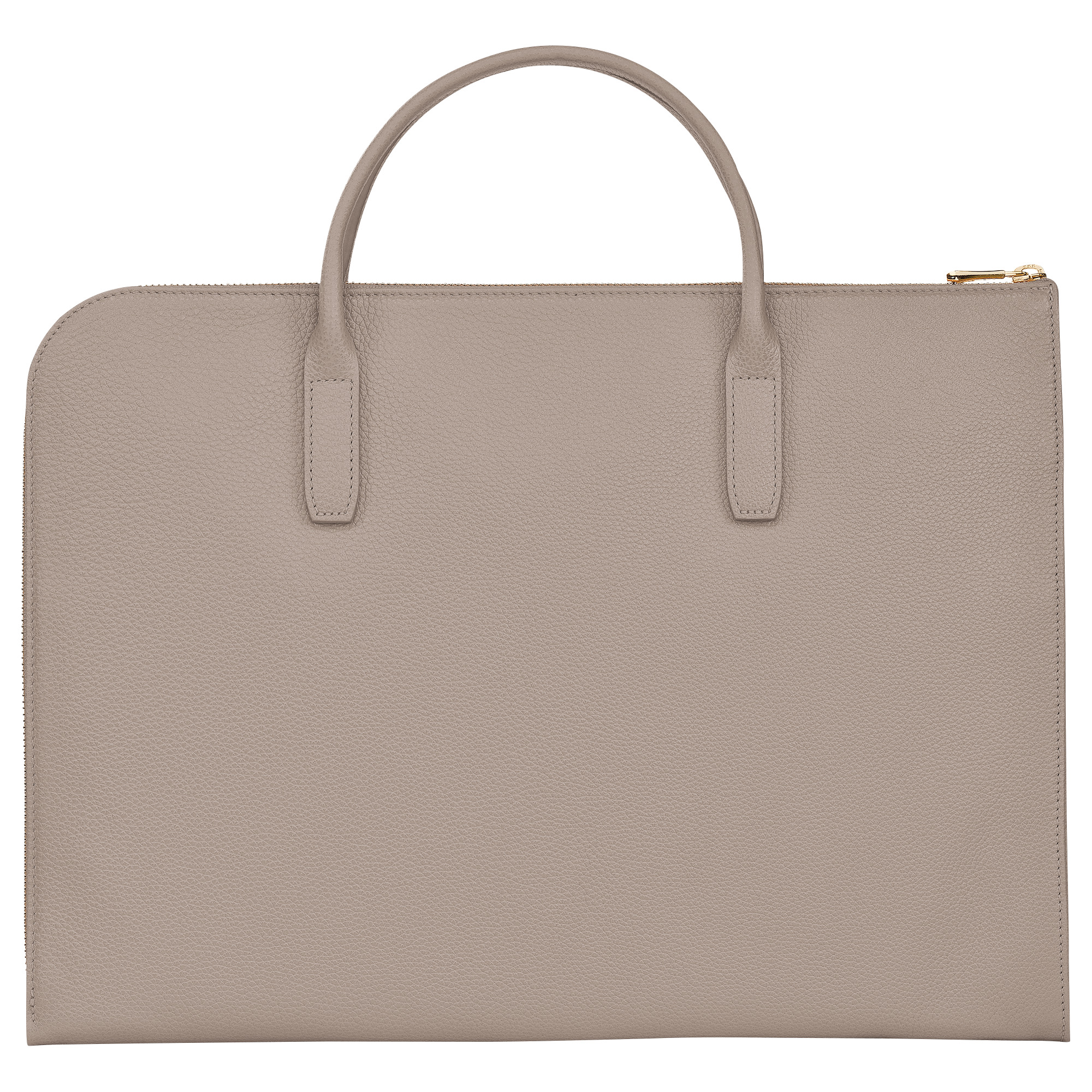 Le Foulonné S Briefcase Turtledove - Leather - 4