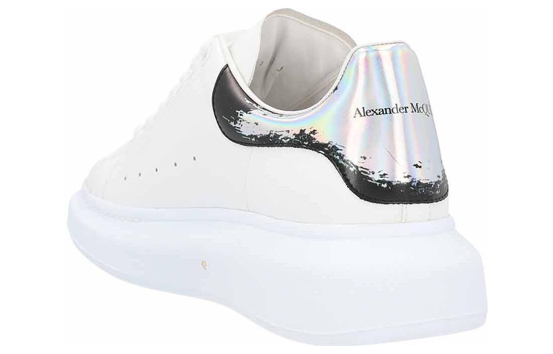 Alexander McQueen Oversized Sneakers 'White Black Silver' 705061WIBNS9989 - 4