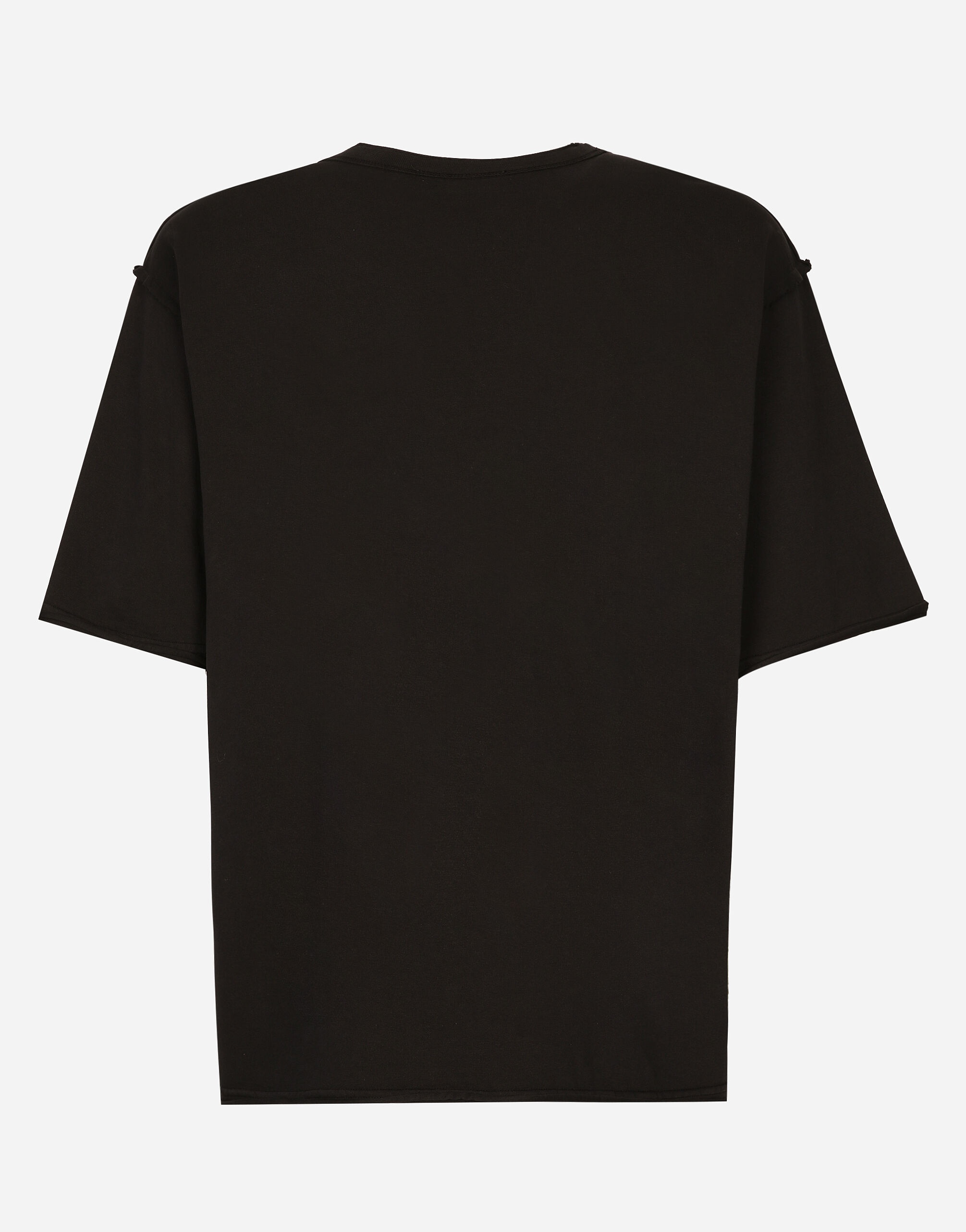 Cotton T-shirt with logo print - 6