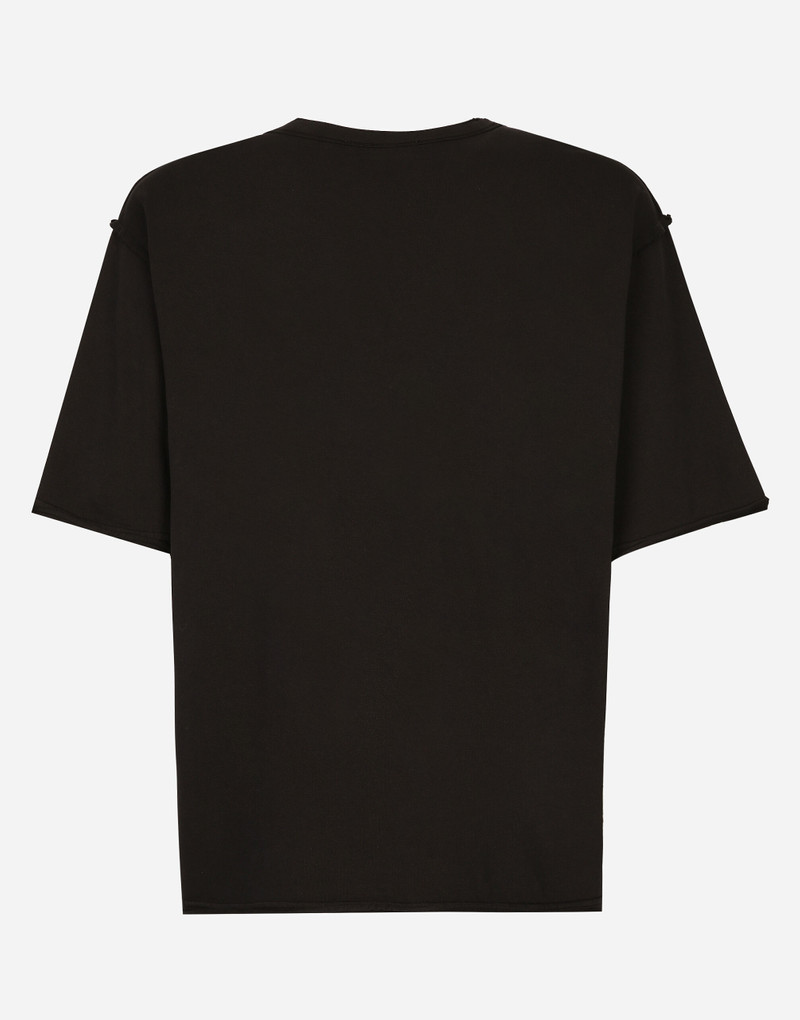 Cotton T-shirt with logo print 6