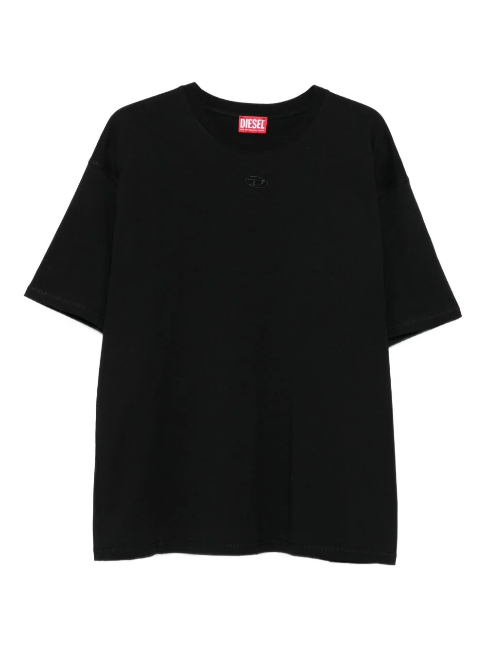 logo-embroidered t-shirt - 1