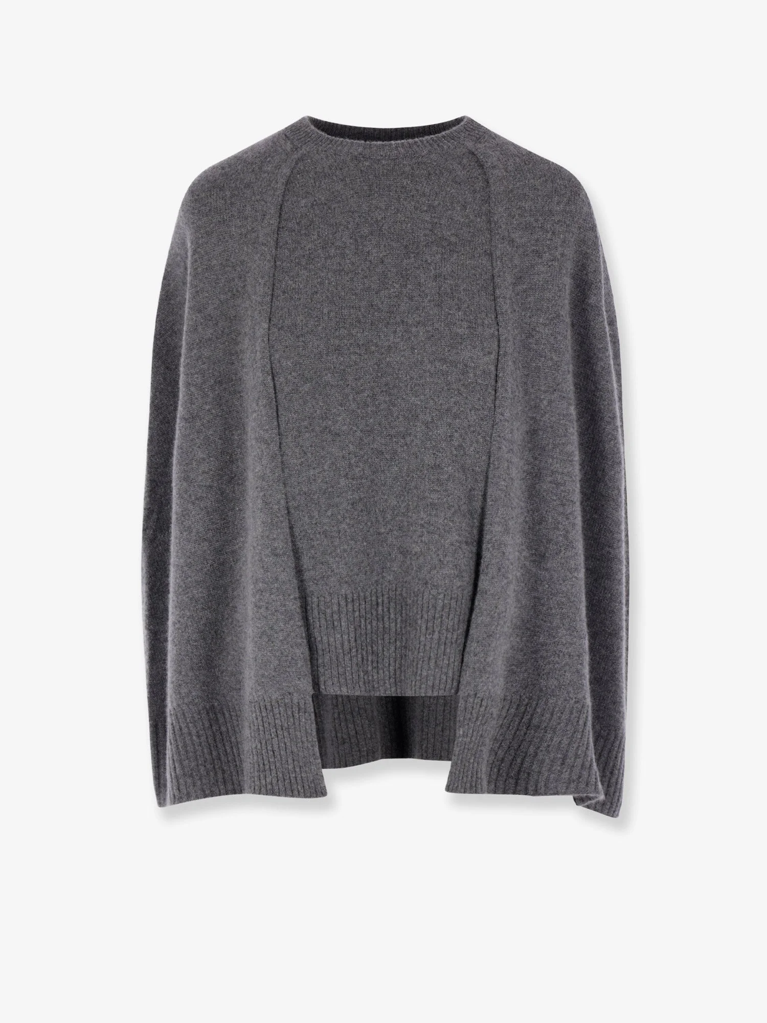 Cashmere Crew Cape Knit - 1