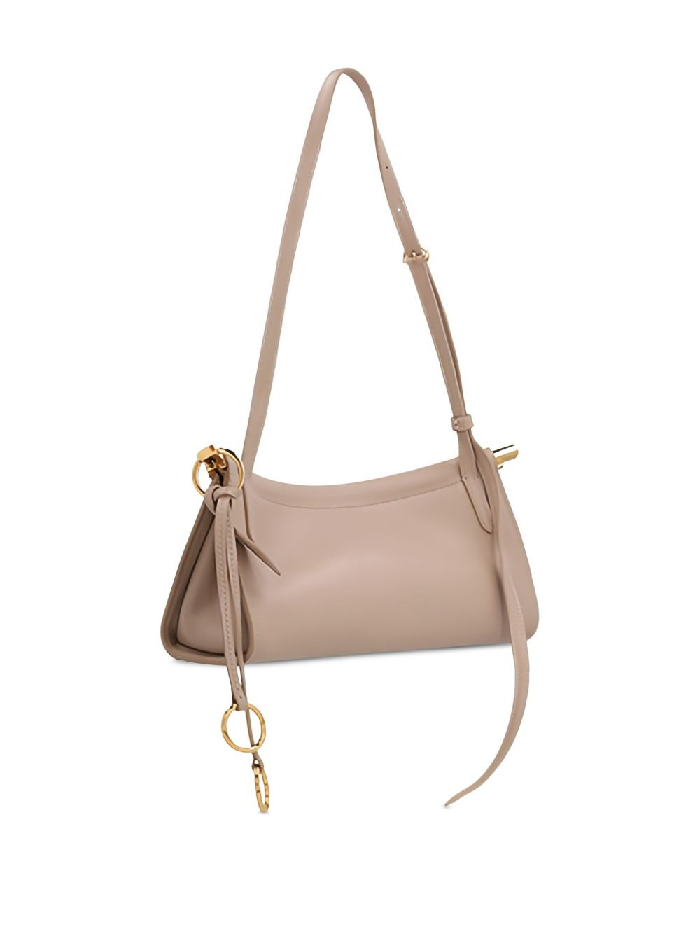 East West curved-flap shoulder bag - 2
