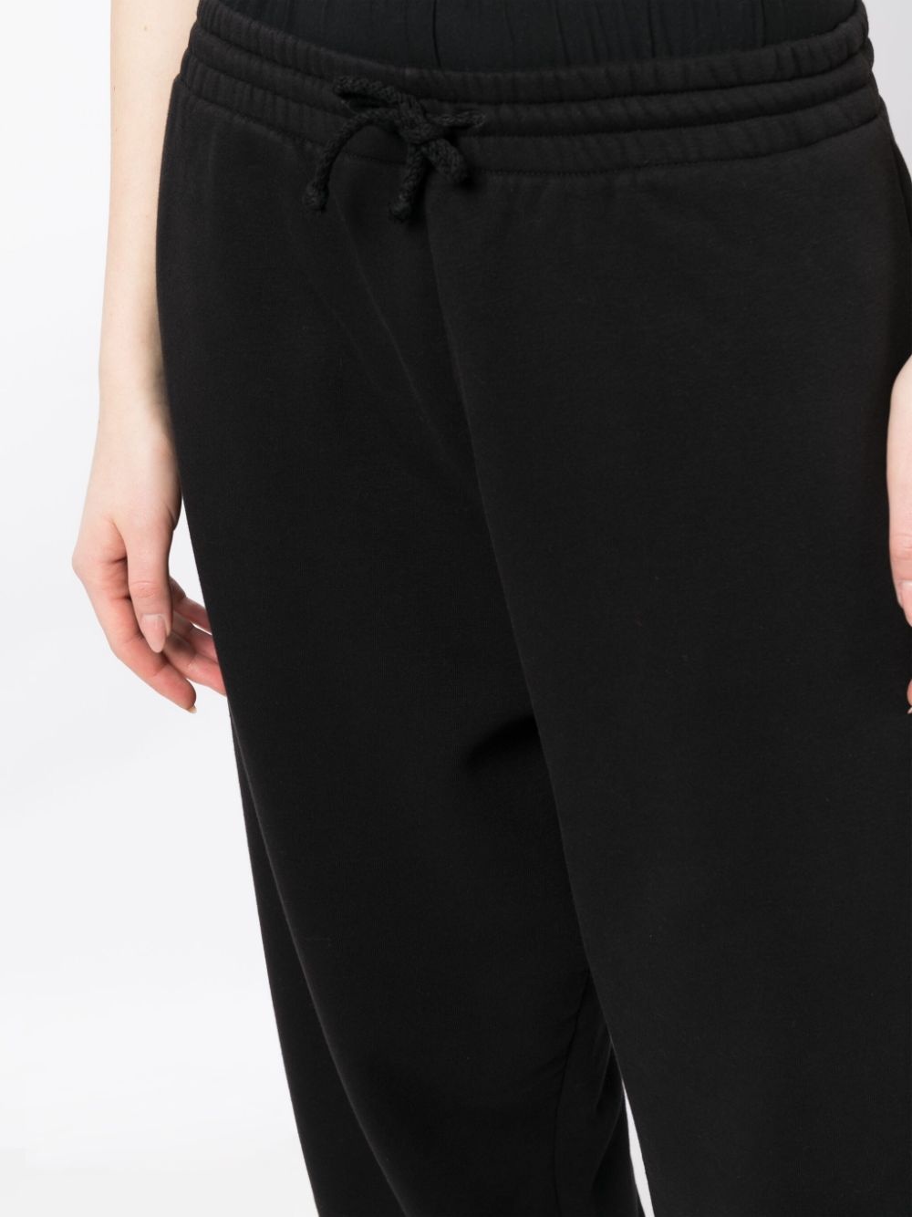 elastic-waist wide-leg track pants - 10