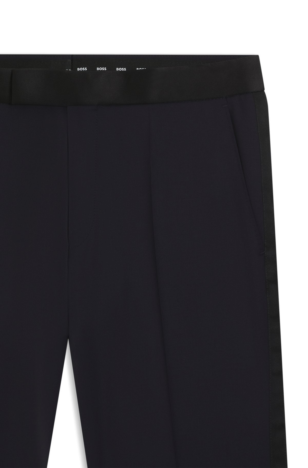 TUXEDO TROUSERS IN VIRGIN-WOOL SERGE - 6