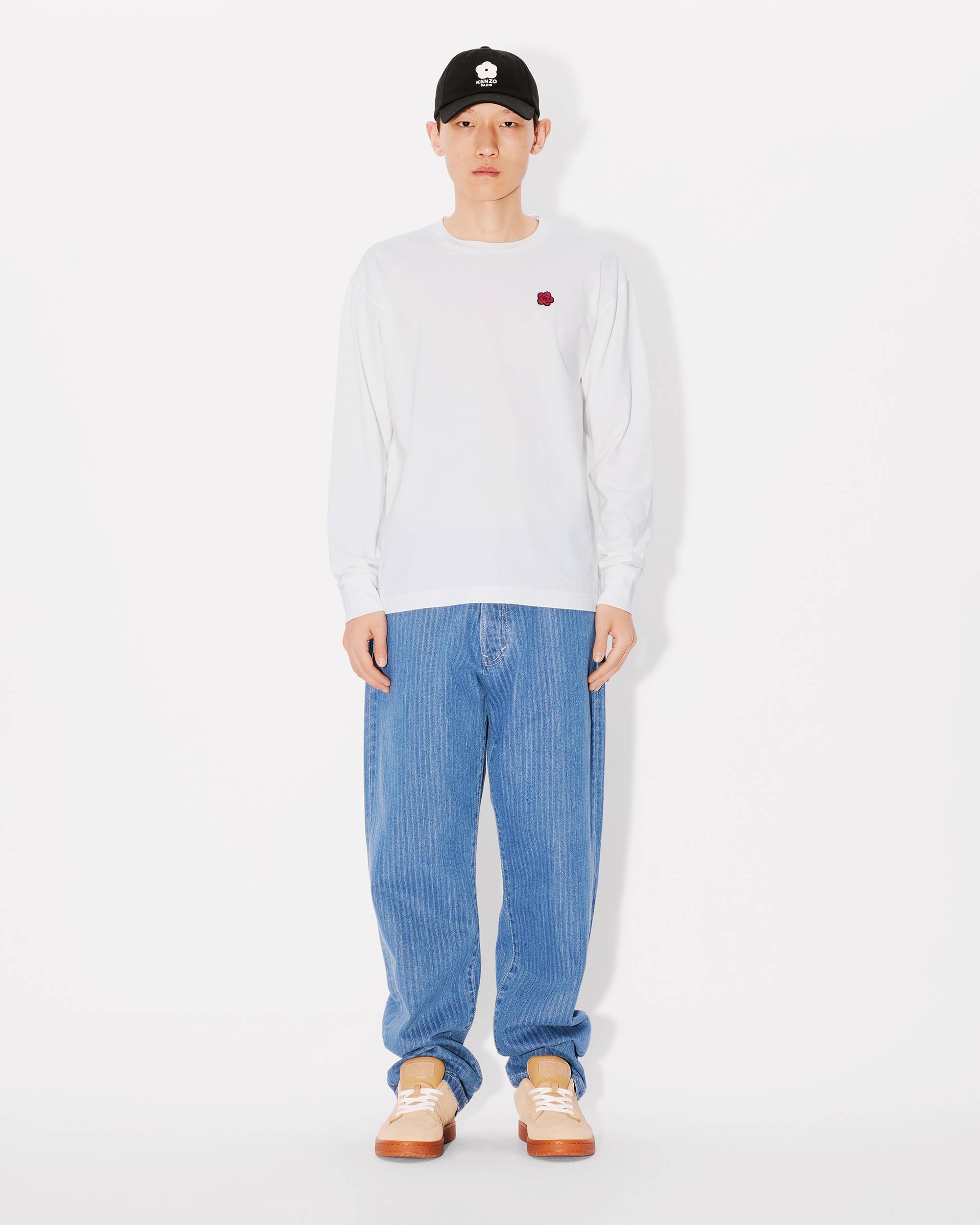 'Boke Flower' embroidered long sleeve T-shirt - 5