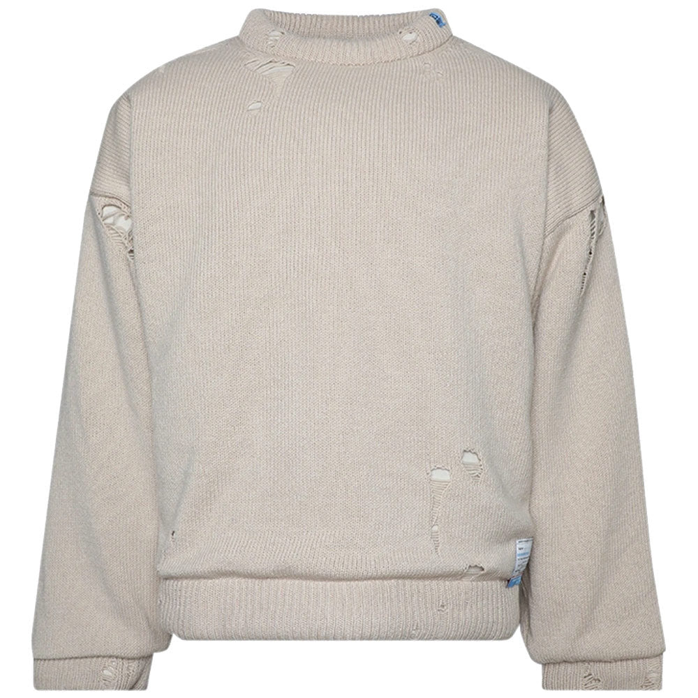 Maison MIHARA YASUHIRO | Padded Knit Pullover 'Beige' - 2